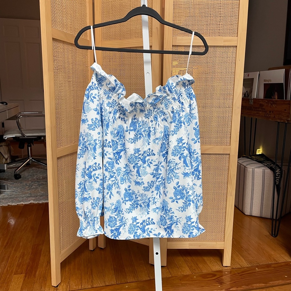 Tuckernuck Off the Shoulder Marguerite Blouse